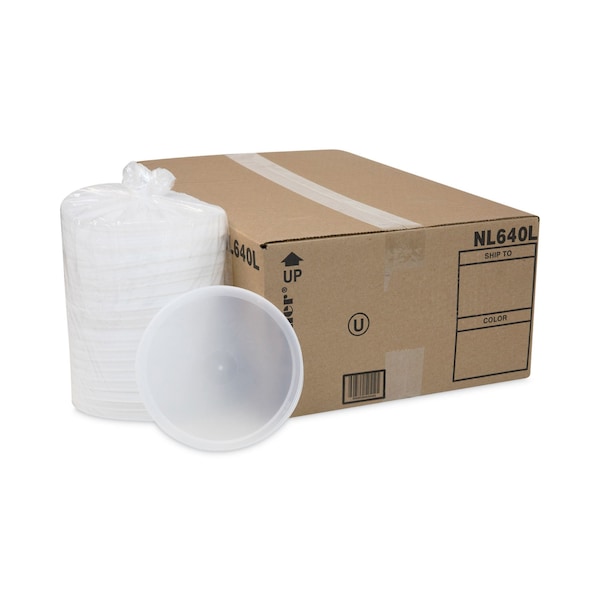 Pactiv Evergreen Newspring DELItainers Lid, 6.45" Diameter x 0.45" h, Translucent, PK120 - NL640L