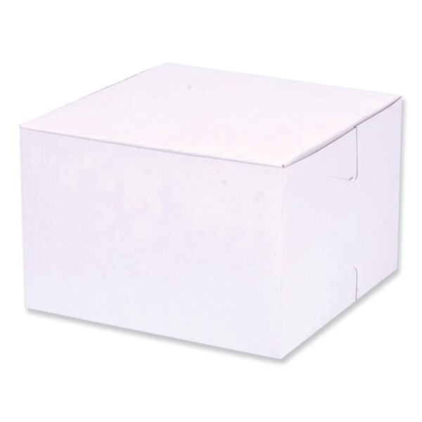 Sct Bakery Boxes, Standard, 6 x 6 x 4, White, Paper, 250PK - 1509