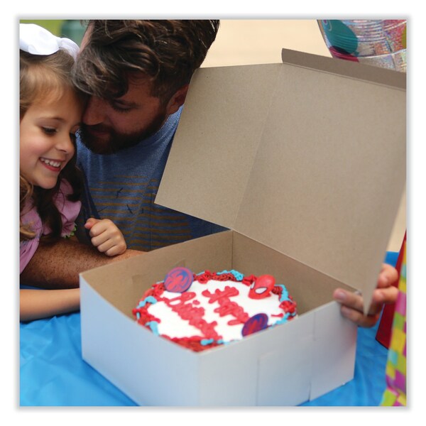 Sct Bakery Boxes, Standard, 6 x 6 x 4, White, Paper, 250PK - 1509