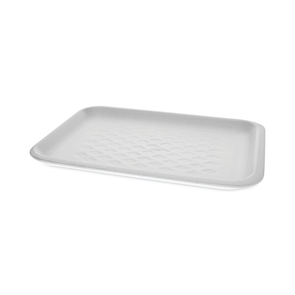 Pactiv Evergreen Supermarket Tray, #2S, 10.75 x 5.5 x 1.2, White, PK500 - 51P102S