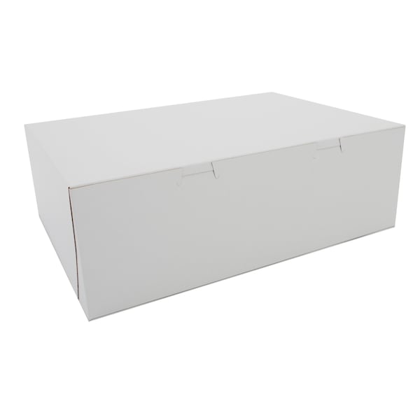 Sct White One-Piece Non-Window Bakery Boxes, 15 x 11 x 5, White, Paper, 100PK - SCH 1027