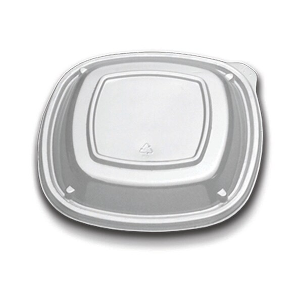 Forum Forum 7 Clear Low Dome Vented Square Lid, PK432 - CL213-070-1