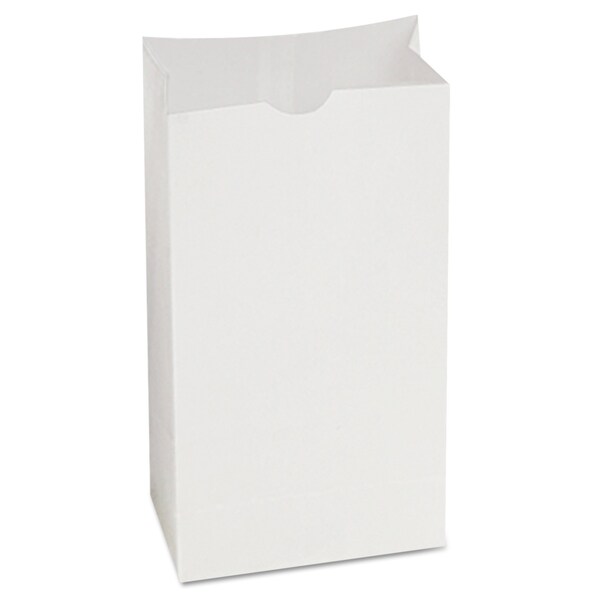 Bagcraft SOS Bakery Bag Dubl Wax, 4 lbs., 3.13 in., 5 in. x 9.69 in., White, 1000PK - 300294