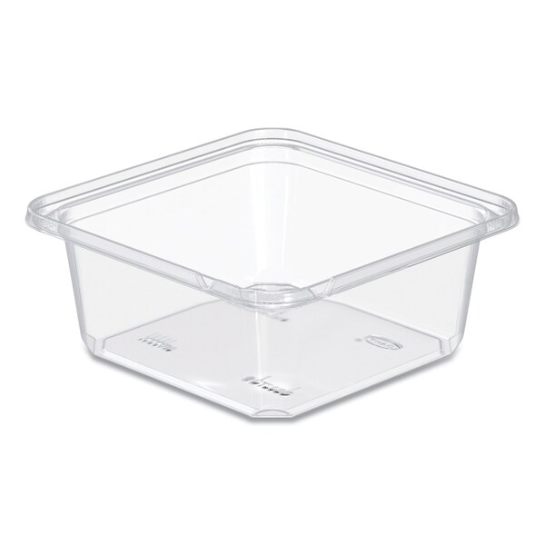 Dart TamperGuard Snack Boxes, 1-Compartment, 32 oz, 6.3 x 6.3 x 2.6, Clear, Plastic, 300PK - SB32TG1