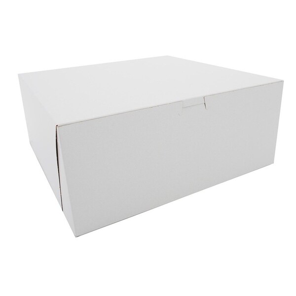 Champion 0987 Southern Non-Window Lock-Corner Bakery Box White 12 in. X 12 in. X 5 in., 100PK - 987