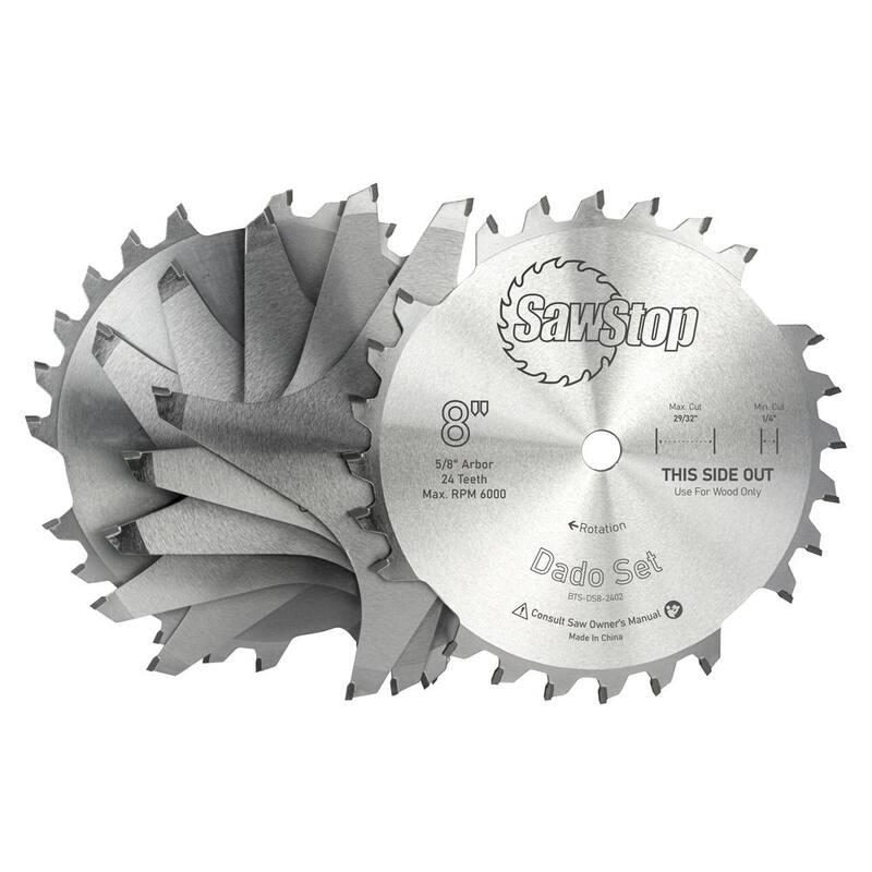 Juego de Dado Premium de 8 pulgadas SawStop - BTS-DS8-2402