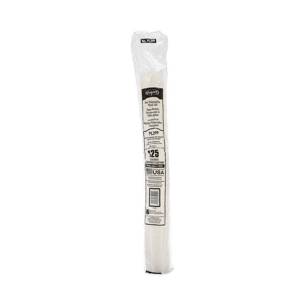 Dart Portion/Souffle Cup Lids, Fits 1.5 oz to 2.5 oz Portion Containers, Clear, PK2500, 2500PK - PL2PP
