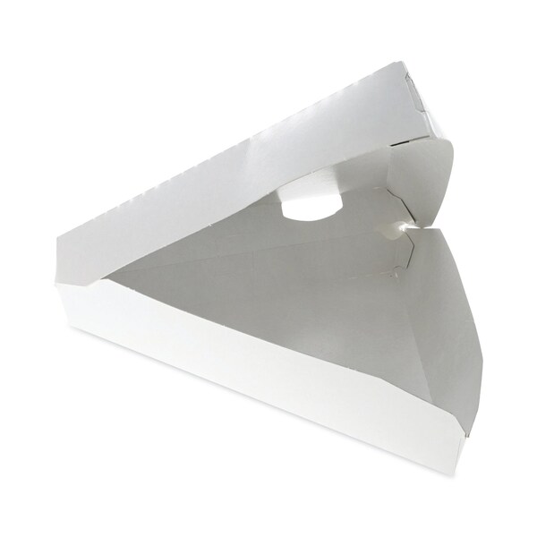 Pactiv Evergreen Paper Pizza Hinged Container, 8.26 x 6.56 x 1.5, White, PK500 - D148CLMW