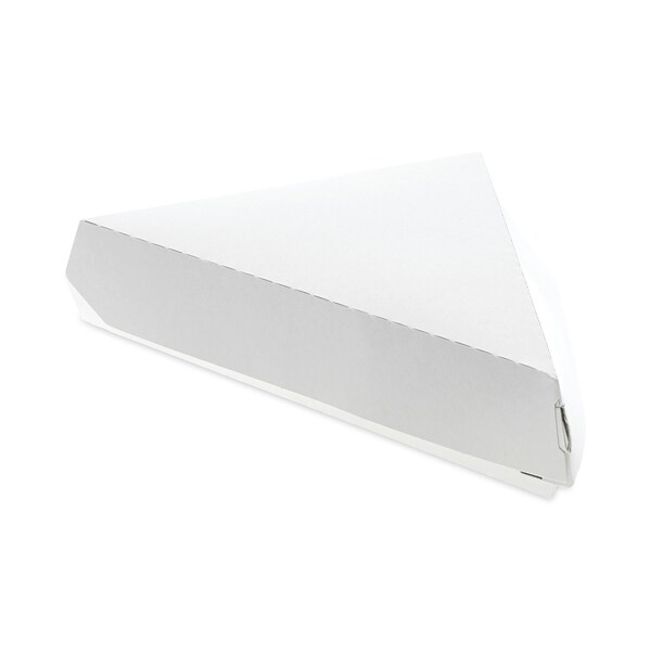 Pactiv Evergreen Paper Pizza Hinged Container, 8.26 x 6.56 x 1.5, White, PK500 - D148CLMW