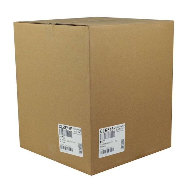 Partipak PET 16 Prtypk Rnd Flt Dm, PK50 - CLRE16P