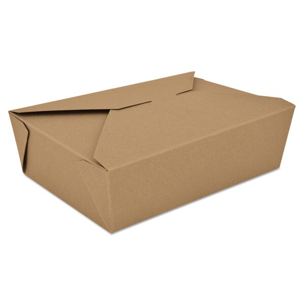 Sct ChampPak Retro Carryout Boxes, #3, 7.75 x 5.5 x 2.5, Kraft, Paper, 200PK - SCH 0763