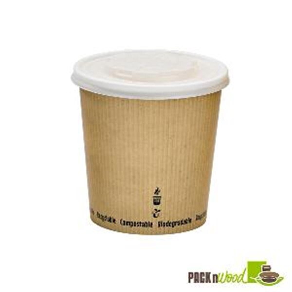Omg Rippled Kraft Soup Cup - 24 oz - OM3693691
