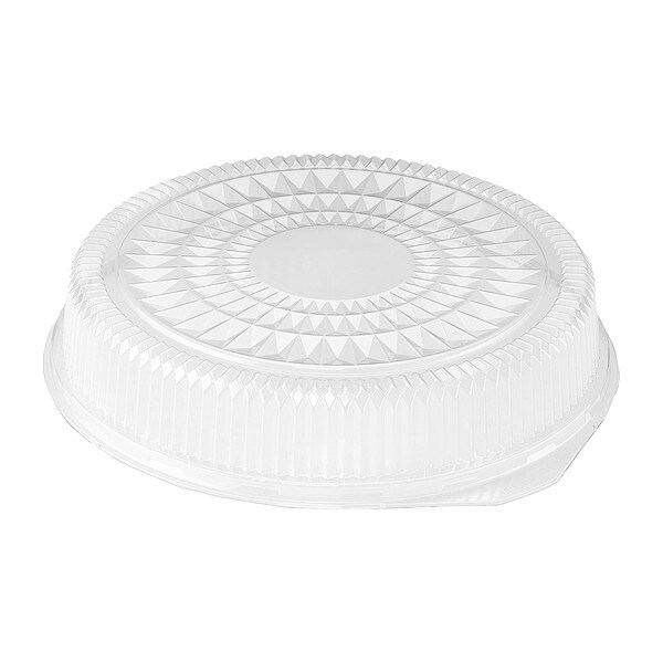 Handi-Foil Of America Disposable Food Container Lid, Clear, PK25 - 2012DL