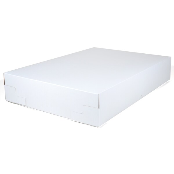 Sct White One-Piece Non-Window Bakery Boxes, 25 x 17 x 4.5, White, Paper, 25PK - SCH 1060