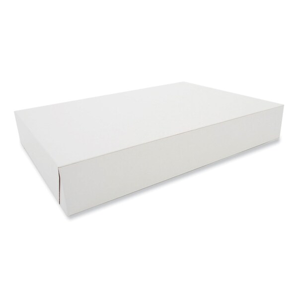 Sct Clay-Coated Donut Boxes, 16 x 11.5 x 2.5, White, Paper, 100PK - SCH 1024