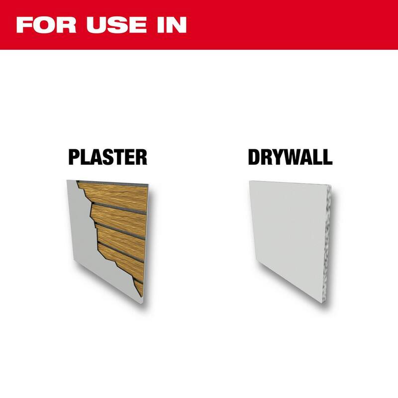 Milwaukee 4 pulg. 6 TPI Cuchillas para sierra alternativa HACKZALL para corte de yeso/tablaroca (paquete de 5) - 49-00-5461