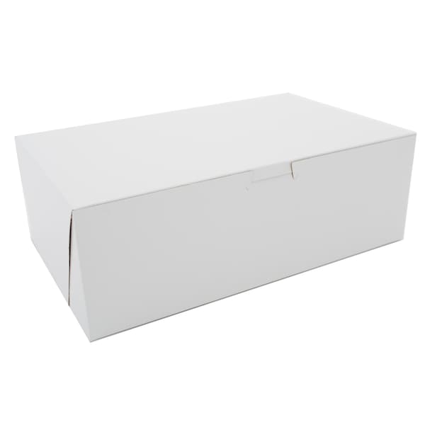 Sct White One-Piece Non-Window Bakery Boxes, 10.75 x 6.75 x 3.63, White, Paper, 250PK - SCH 1015
