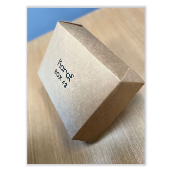 Gen Reclosable Kraft Take-Out Box, 76 oz, Paper, 200PK - KS10122