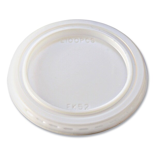 Fabri-Kal Portion Cup Lids, Fits 1 oz Squat Portion Cups, Clear, 2500PK - 9500520