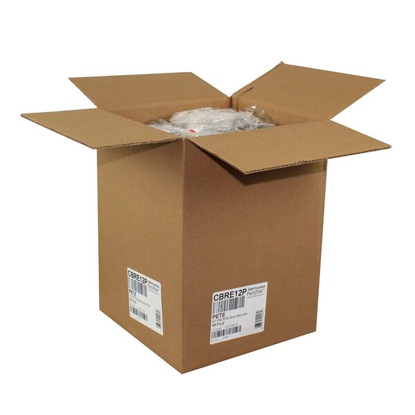 Partipak PET 12 Prtypk Blk Rnd Bs, PK50 - CBRE12P