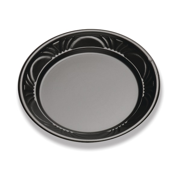 D & W Fine Pack D & W Fine Pack 7" Plastic Pearl Black Plate, PK1000 - BP07P-07