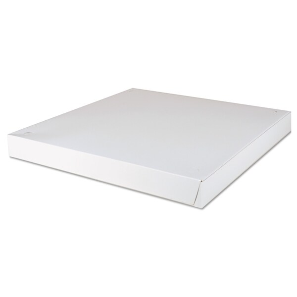 Sct Lock-Corner Pizza Boxes, 18 x 18 x 1.88, White, Paper, 50PK - SCH 1470