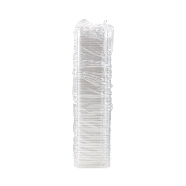 Dart TamperGuard Snack Boxes, 1-Compartment, 24 oz, 6.3 x 6.3 x 2.1, Clear, Plastic, 300PK - SB24TG1