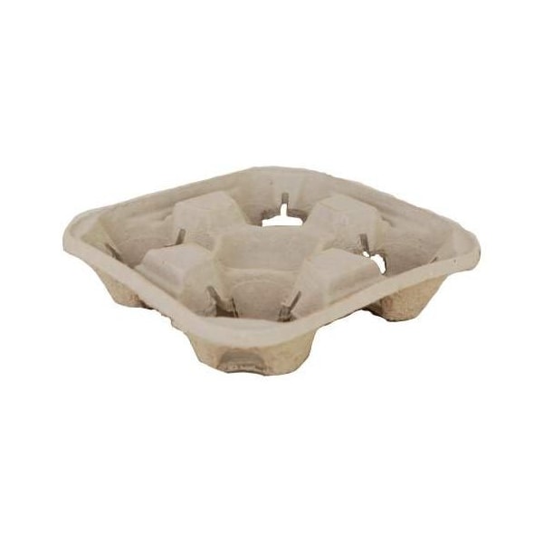 Southern Champion ChampWare Drink Carrier Molded Fiber 4 Cup 8-44 oz., 4PK - 117
