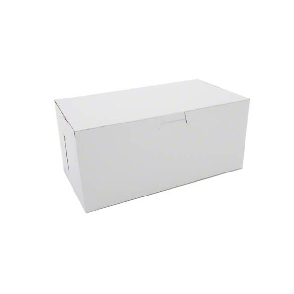 Champion Southern Non-Window Lock-Corner Bakery Box White 9 in. X 5 in. X 4 in., 250PK - 1549