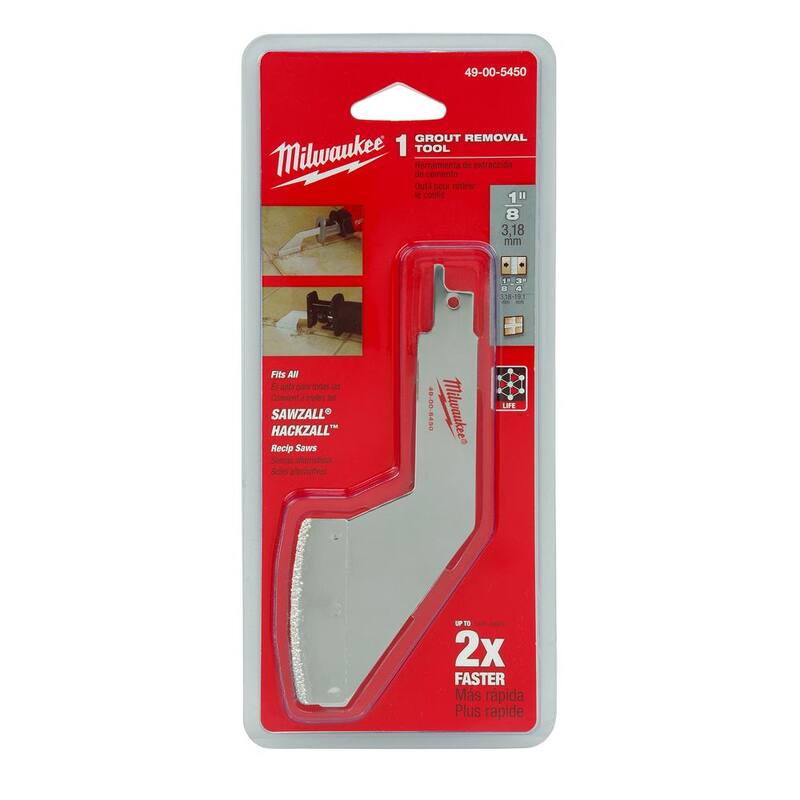 Hoja de sierra reciproca para remover lechada de 5 pulgadas de Milwaukee - 49-00-5450