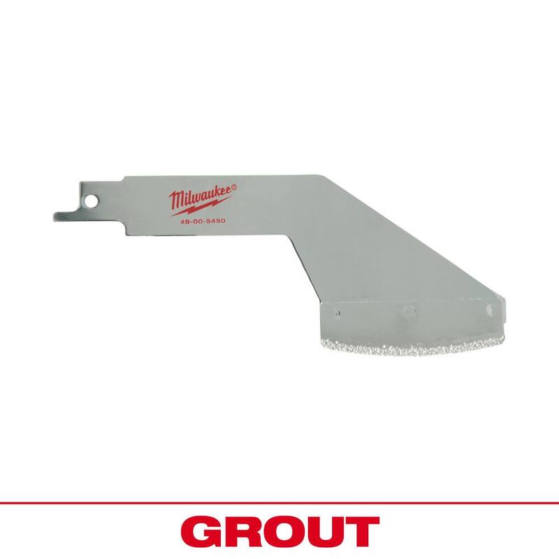 Hoja de sierra reciproca para remover lechada de 5 pulgadas de Milwaukee - 49-00-5450