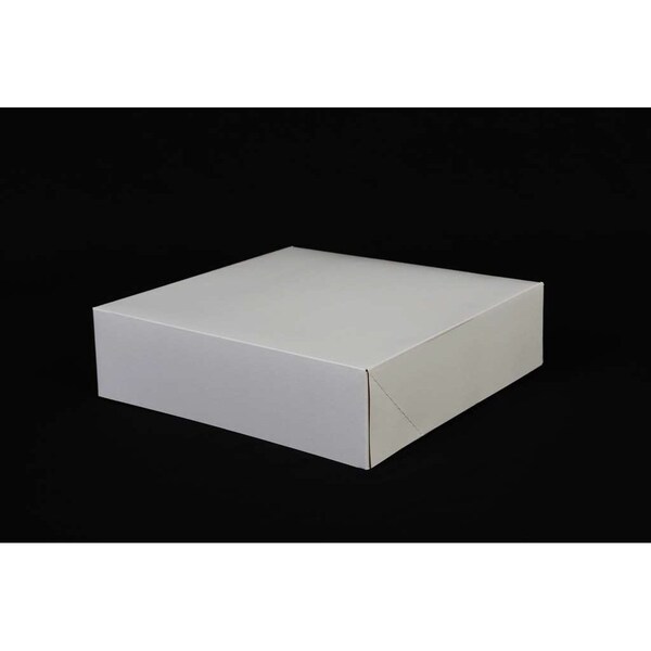 Champion Southern Paperboard Bakery Donut Box White 9 in. X 9 in. X 2.5 in., 150PK - 1204