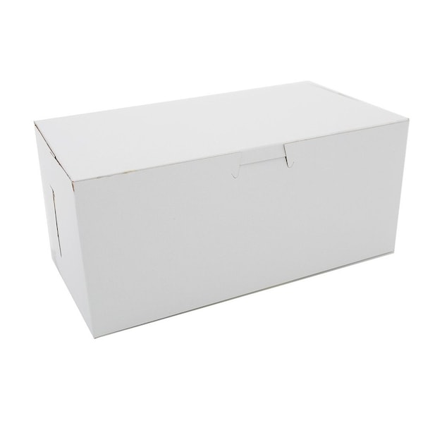 Champion 0949 Southern Non-Window Lock-Corner Bakery Box White 9 in. X 5 in. X 4 in., 250PK - 949