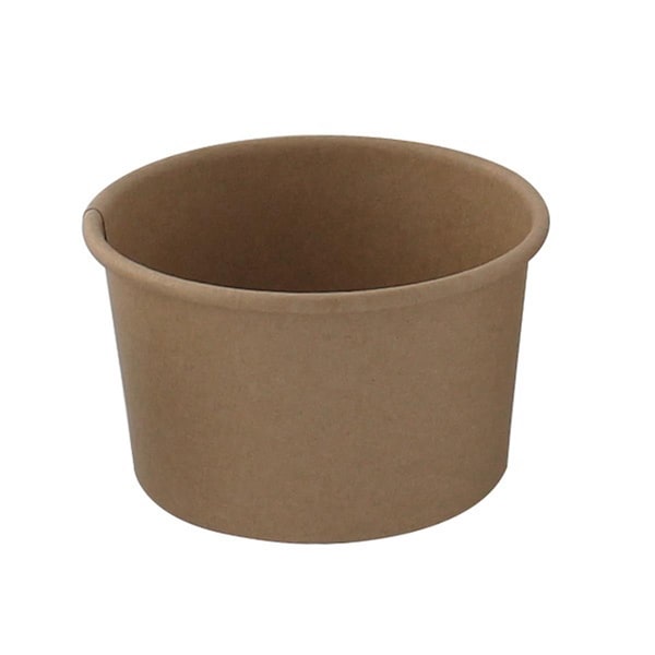 Packnwood 16 oz Brown Kraft Soup Cup, 3.8 x 3.9 in. - 210SOUPK17K