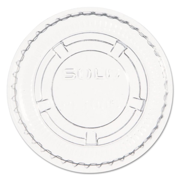 Light House Beauty 1 oz Portion & Souffle Round Plastic Cup Lid, Clear - LI3737010