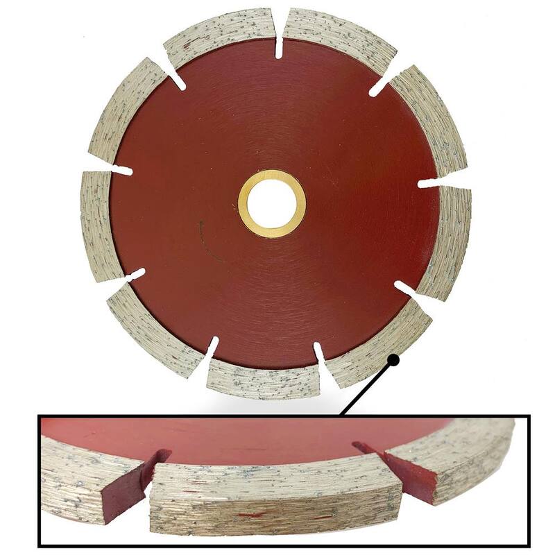Herramienta de corte de 4 pulgadas para juntas profesionales de 1/4 pulgada de grosor con hoja de diamante - Corta granito, mármol, concreto, piedra, ladrillo y albañilería - B1557