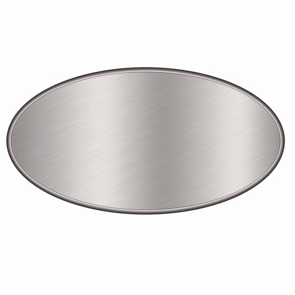Hfa Foil Laminated Board Lids, 9 in. Diameter, Silver, Aluminum, 500PK - 2046L