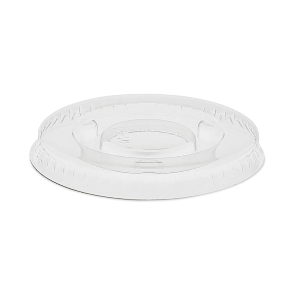 Pactiv Evergreen Portion Cup Lids, Fits 0.5 oz to 1 oz Cups, Clear, PK2500 - YLS1FR