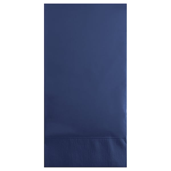 Touch Of Color Navy Blue Guest Towels, 4"x8", 192PK - 951137