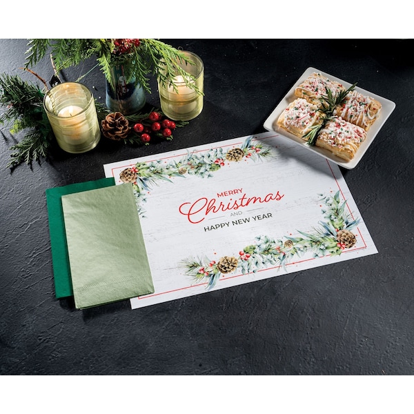 Hoffmaster Seasonal Placemat and Napkin Combo Packs PK 750 PK - 856795