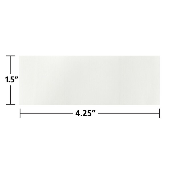 Hoffmaster 1.5" x 4.25" White Adhesive Napkin Bands PK 20000 PK - 883088