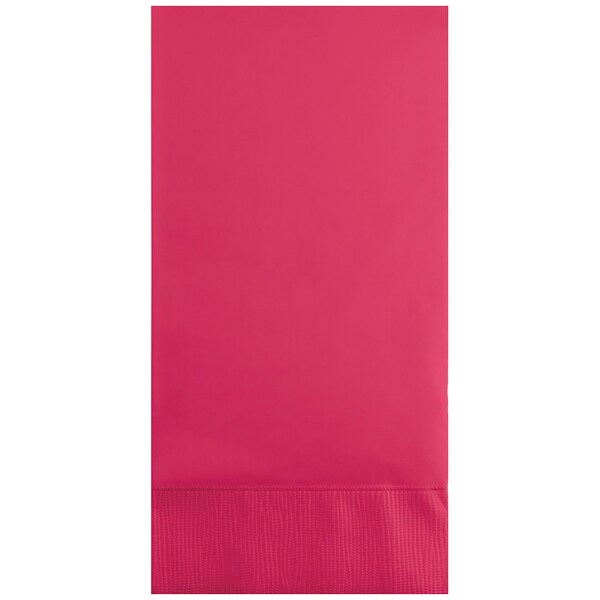 Touch Of Color Hot Magenta Pink Guest Towels, 4"x8", 192PK - 95177