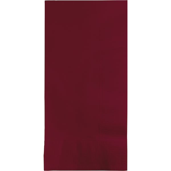 Touch Of Color Burgundy Red Napkins, 4"x8", 600PK - 273122