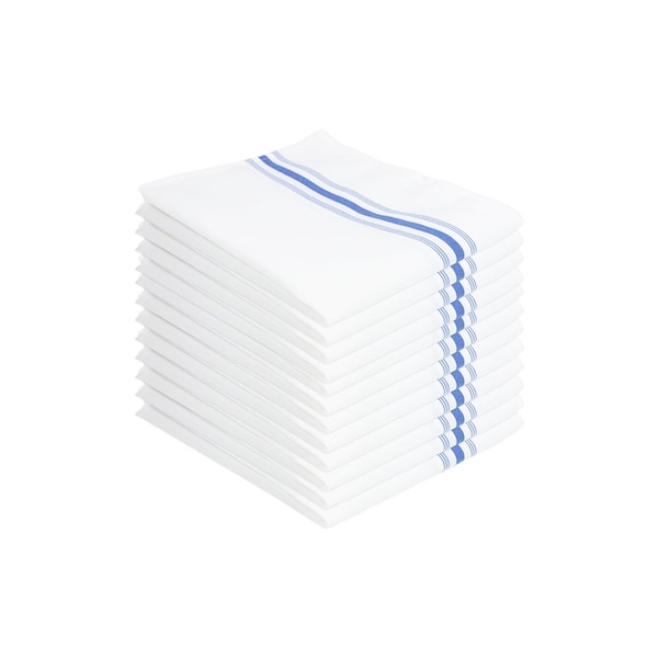 Monarch Brands Bistro Napkins 0, Blue, 120PK - BISTRO-B-CS