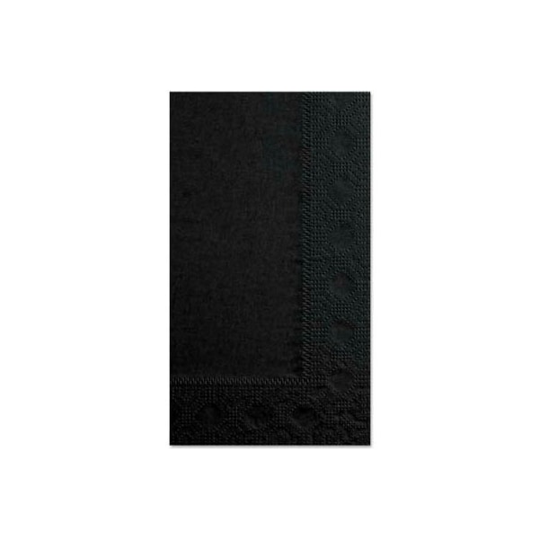 Hoffmaster , Dinner Napkins, 15inW X 17inD, Black, 1000/Carton - HFM180513