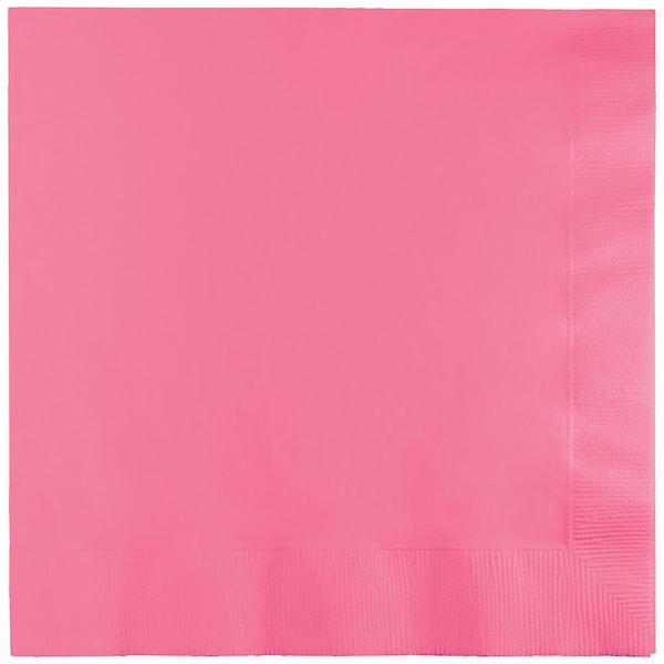 Touch Of Color Candy Pink Dinner Napkins 3 ply, 8.5"x8", 250PK - 593042B