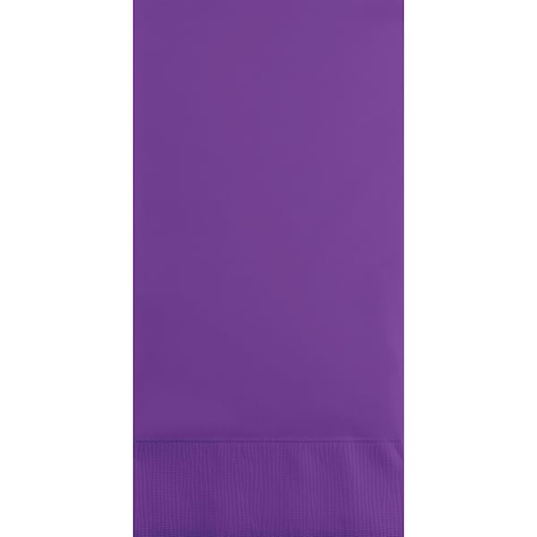 Touch Of Color Amethyst Purple Guest Towels, 4"x8", 192PK - 318942
