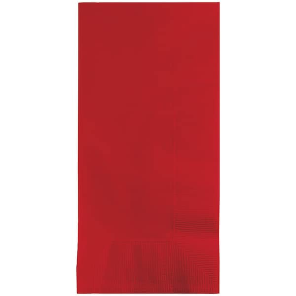 Touch Of Color Classic Red Napkins, 4"x8", 600PK - 271031