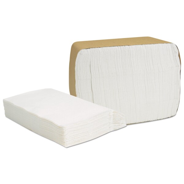 Cascades Pro Select Full Fold II Napkins, 1-Ply, 12 x 12, 375/Pack, 24PK - N090