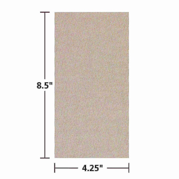 Hoffmaster 8.5" x 4.25" Linen-Like Natural Onyx Gray Guest Towels PK 500 - 856799